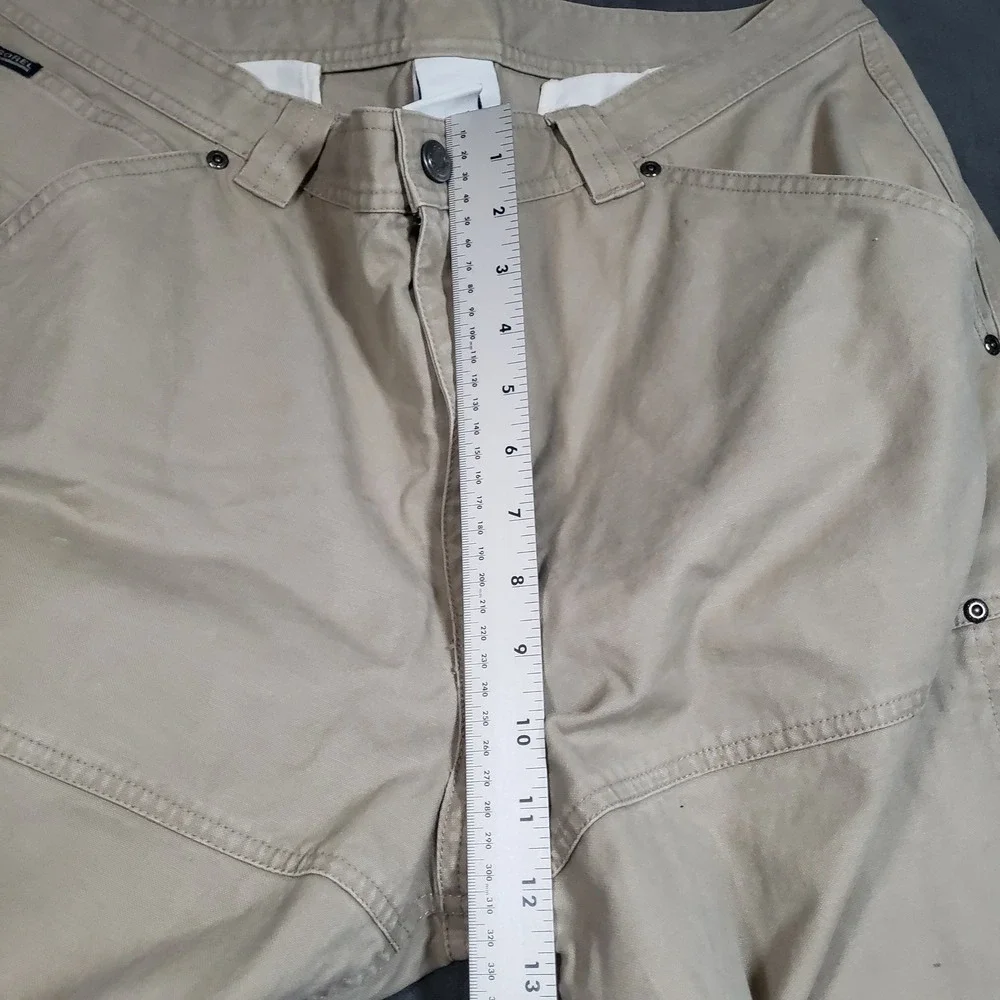 Sorel Convertible Cargo Pants Mens 40 Khaki Tan Zip Off Utility Hiking Trousers
